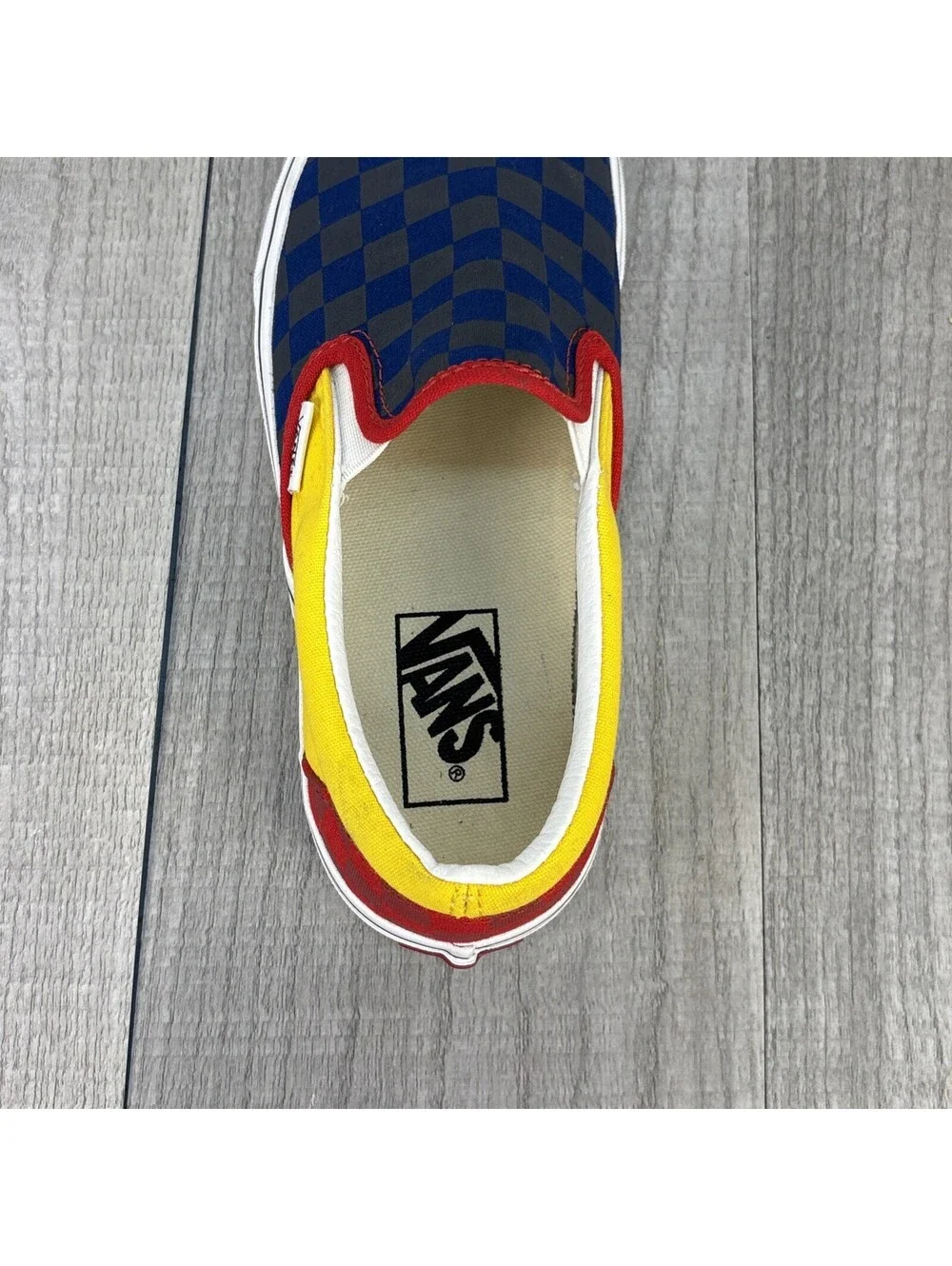 Vans Slip-On Checkerboard Color Block Men’s 5.5 / Women’s 7